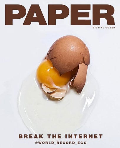 پوستر تخم مرغ رکورد جهانی