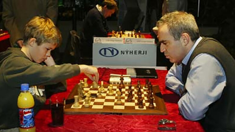 Magnus Carlsen close to beating Kasparov