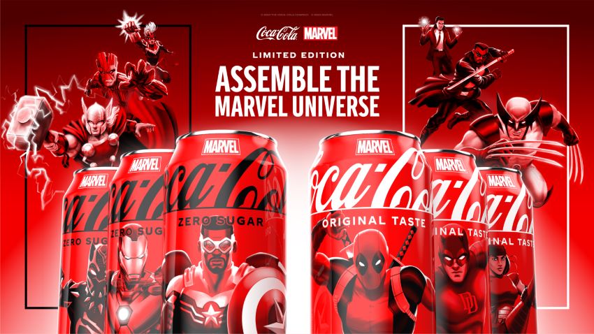 Coca Cola x Marvel The Heroes